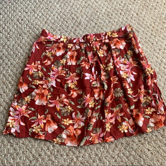 Rust Colored Skirt and Shirt Set from Garage - Size Medium - Picture 6 of 11